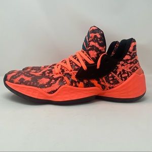 New Adidas Harden Vol. 4 Signal Coral Basketball Shoes FV4151 Mens Size 14